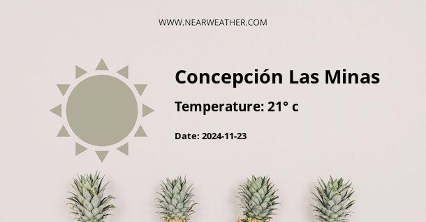 Weather in Concepción Las Minas