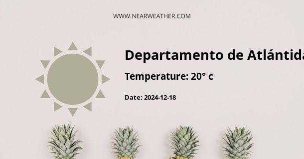 Weather in Departamento de Atlántida