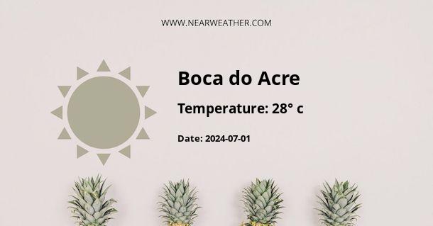 Weather in Boca do Acre