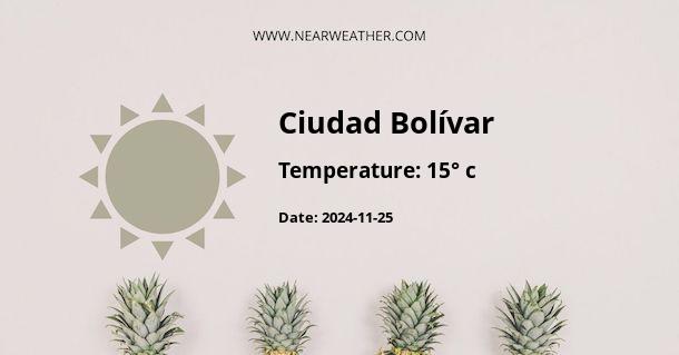 Weather in Ciudad Bolívar