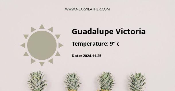 Weather in Guadalupe Victoria