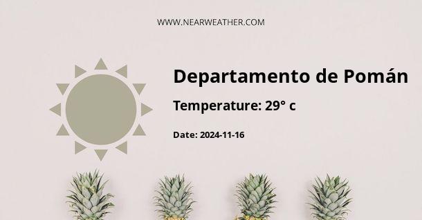 Weather in Departamento de Pomán