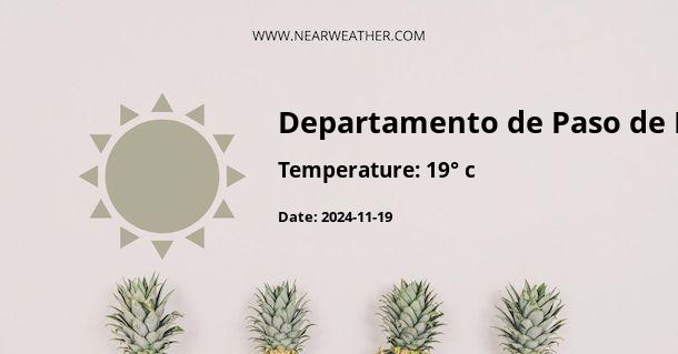 Weather in Departamento de Paso de Indios