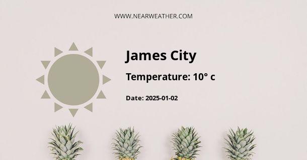 Weather in James City