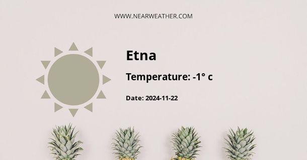 Weather in Etna