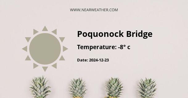 Weather in Poquonock Bridge