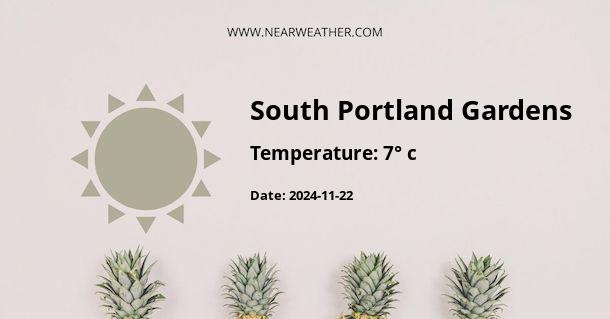 Weather in South Portland Gardens