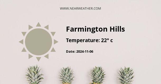 Weather in Farmington Hills