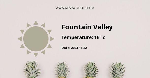 Weather in Fountain Valley