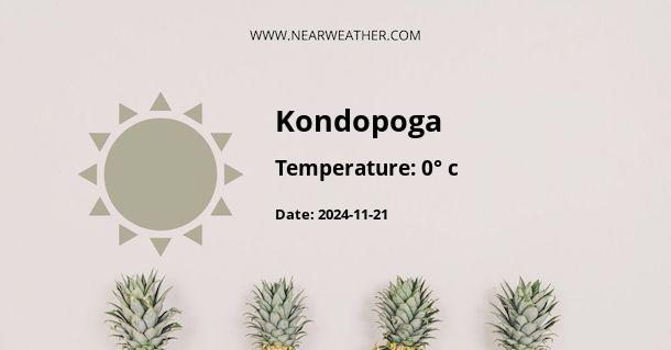 Weather in Kondopoga