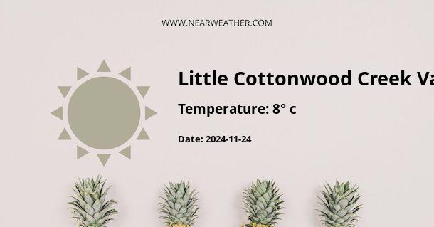 Weather in Little Cottonwood Creek Valley