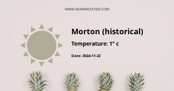 Weather in Morton (historical)