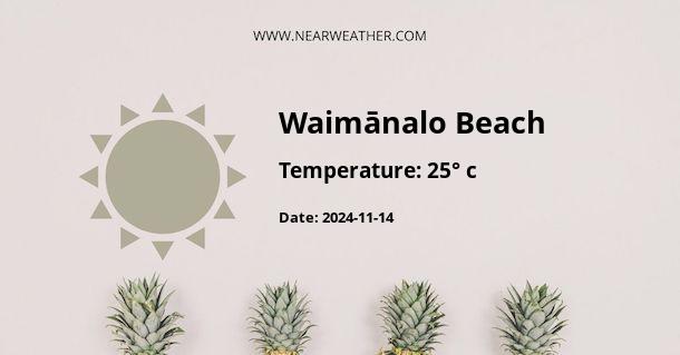 Weather in Waimānalo Beach