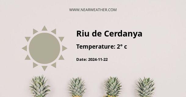 Weather in Riu de Cerdanya