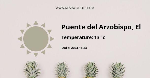 Weather in Puente del Arzobispo, El