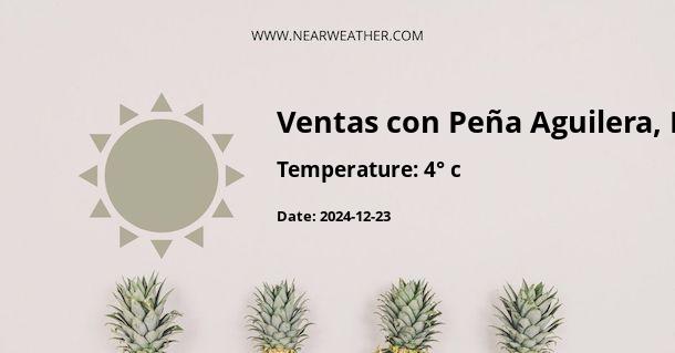 Weather in Ventas con Peña Aguilera, Las