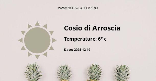 Weather in Cosio di Arroscia