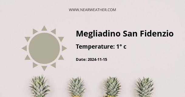 Weather in Megliadino San Fidenzio