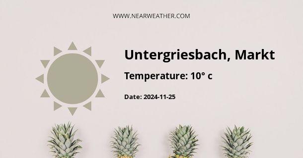 Weather in Untergriesbach, Markt