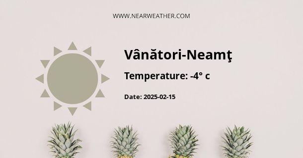 Weather in Vânători-Neamţ