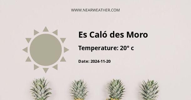 Weather in Es Caló des Moro