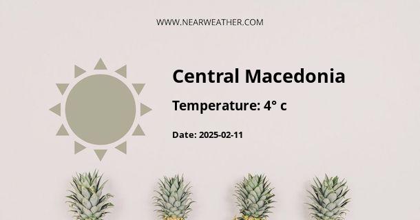 Weather in Central Macedonia