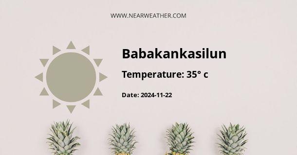 Weather in Babakankasilun