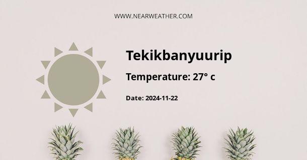 Weather in Tekikbanyuurip