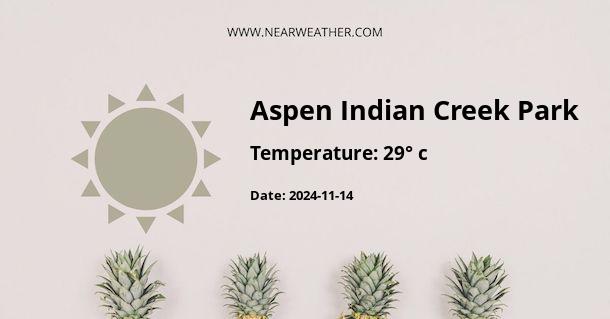 Weather in Aspen Indian Creek Park