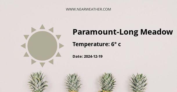 Weather in Paramount-Long Meadow