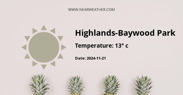 Weather in Highlands-Baywood Park