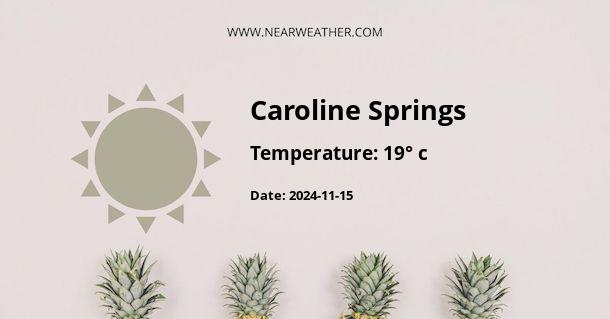 Weather in Caroline Springs