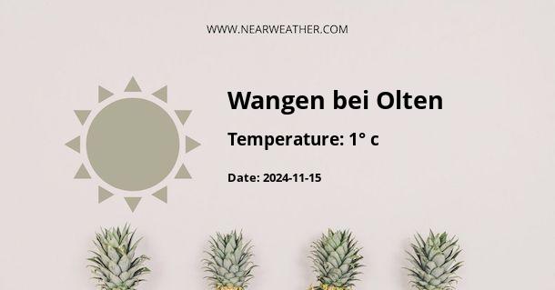 Weather in Wangen bei Olten