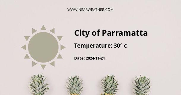 Weather in City of Parramatta