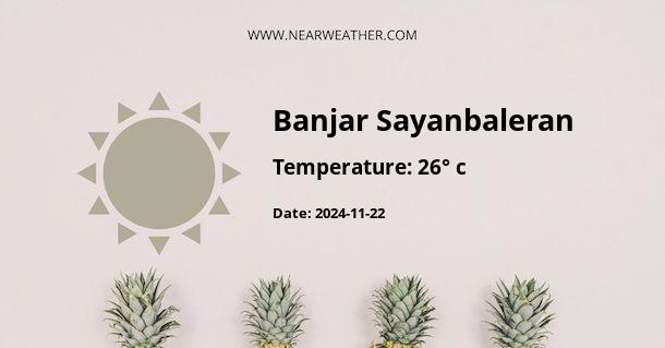 Weather in Banjar Sayanbaleran