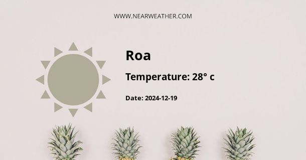 Weather in Roa