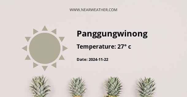 Weather in Panggungwinong