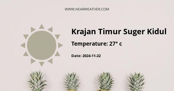 Weather in Krajan Timur Suger Kidul