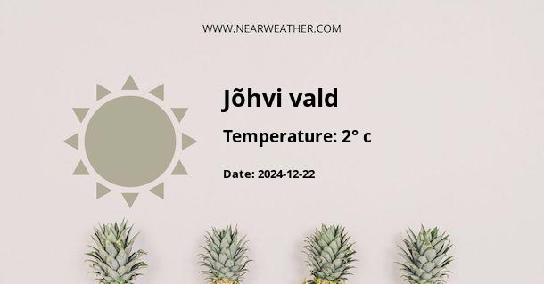 Weather in Jõhvi vald