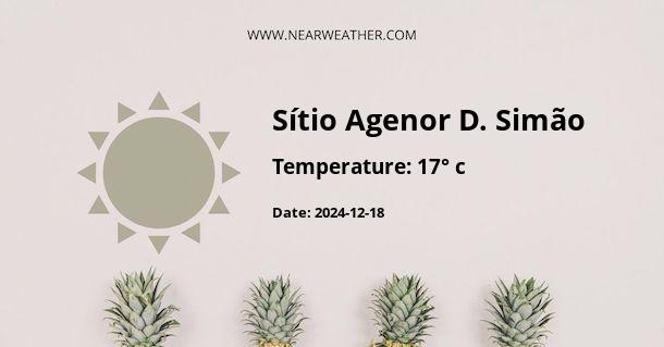 Weather in Sítio Agenor D. Simão