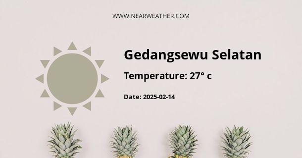 Weather in Gedangsewu Selatan