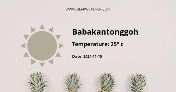 Weather in Babakantonggoh