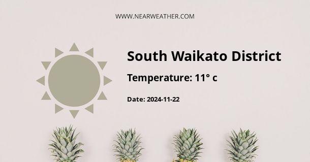 Weather in South Waikato District