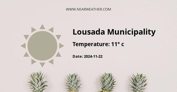 Weather in Lousada Municipality