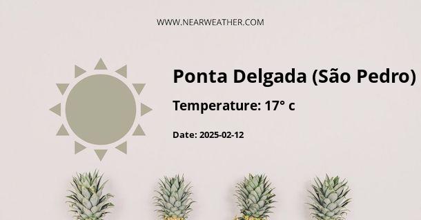 Weather in Ponta Delgada (São Pedro)