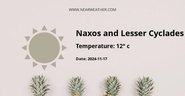 Weather in Naxos and Lesser Cyclades